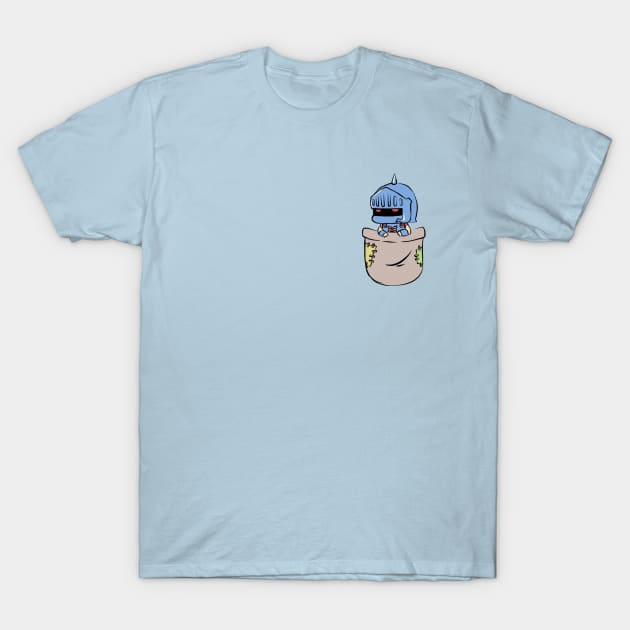 Pocket Robin Mask T-Shirt by sketchydrawer